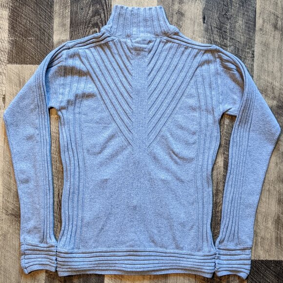 Athleta OC Freestone Rib Knit Jacket Full-Zip-Front Mockneck - Picture 4 of 8